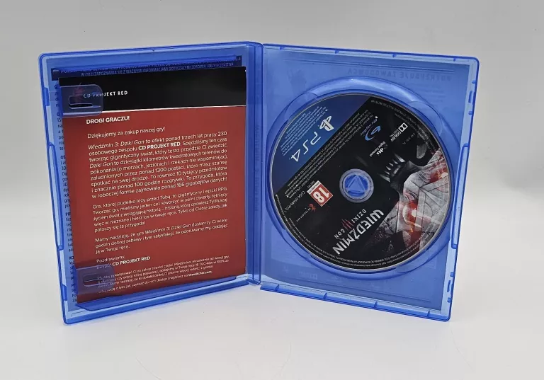GRA PS4 WIEDŹMIN III DZIKI GON