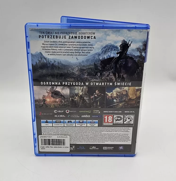 GRA PS4 WIEDŹMIN III DZIKI GON