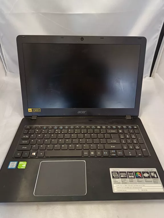 LAPTOP ACER F5-573G I5-7200U 8GB 1000 GF940MX
