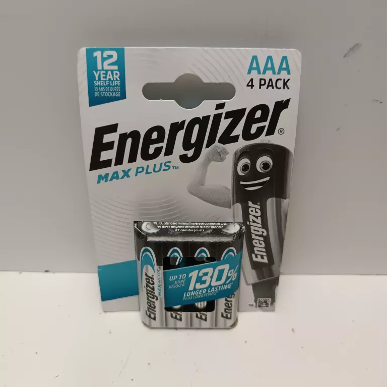 BATERIA ENERGIZER MAX PLUS AAA R03 4 SZTUKI