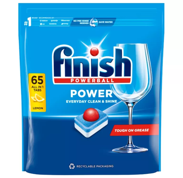 TABLETKI DO ZMYWARKI XXL FINISH POWERBALL POWER 65 SZT.