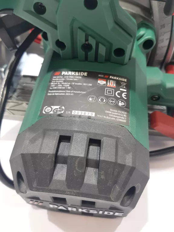 PIŁA TARCZOWA PARKSIDE PHKS 1350 E4