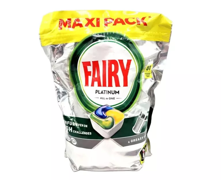 KAPSUŁKI TABLETKI DO ZMYWARKI FAIRY PLATINUM LEMON (81 SZTUK)