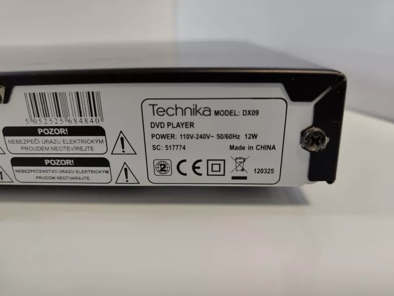 ODTWARZACZ DVD TECHNIKA DX09