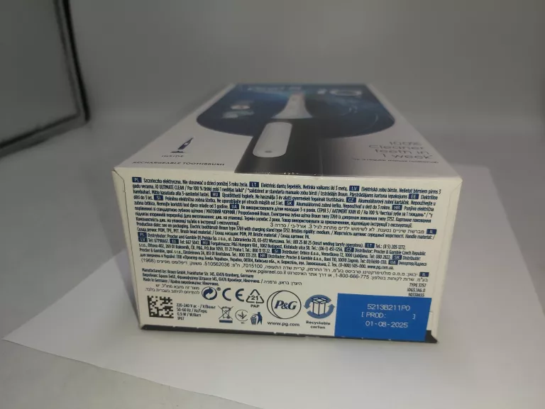 SZCZOTECZKA ELEKTRYCZNA ORAL-B IO SERIES 3 MATT BLACK KOMPLET