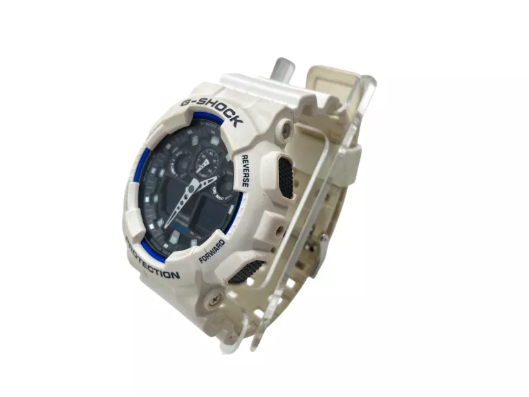 ZEGAREK MĘSKI CASIO G-SHOCK GA-100B BIAŁY