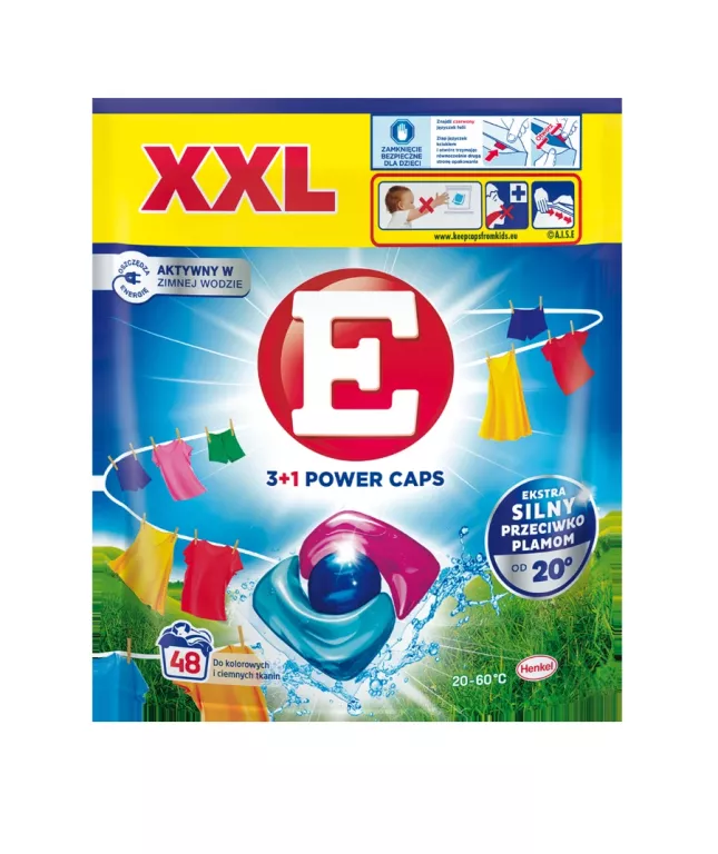 E CAPS COLOR KAPSUŁKI DO PRANIA 48 SZT 9000101804164
