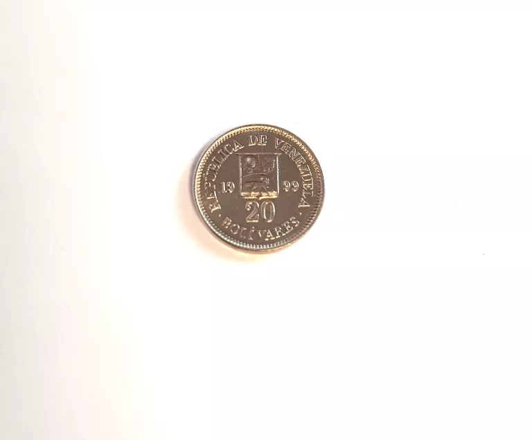 MONETA 20 BOLIWARÓW 1999R