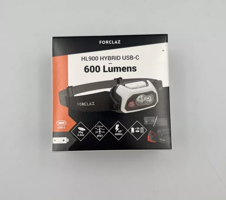 LAMPKA CZOŁOWA FORCLAZ HL900 600 LUMENÓW