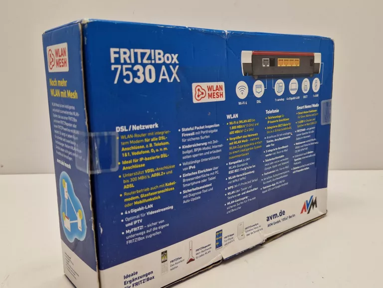 ROUTER WI-FI FRITZ BOX 7530 AX