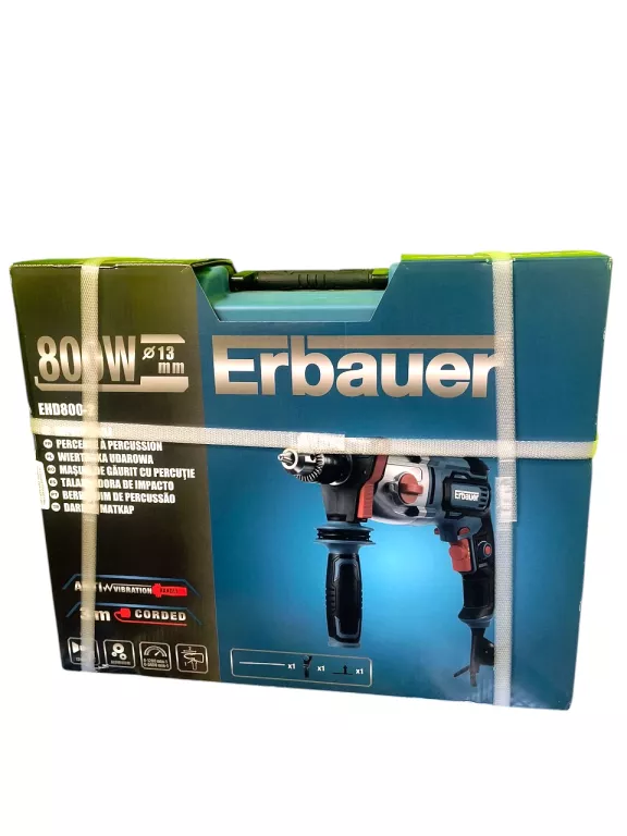 WIERTARKA UDAROWA ERBAUER 800W EHD800-2 W PUDEŁKU ZAPLOMBOWANA