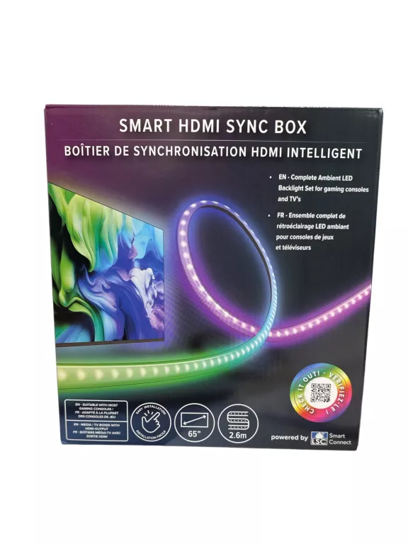 OŚWIETLENIE LED SMART HDMI SYNC BOX LSC SMART CONNECT 2.6M