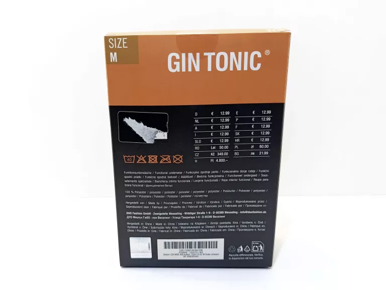 SZARE MĘSKIE SPORTOWE LEGGINSY GIN TONIC M