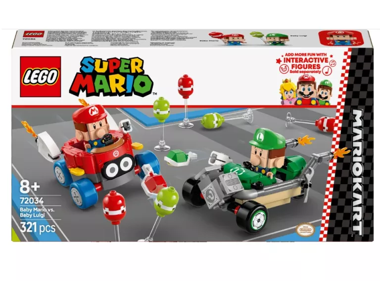 LEGO SUPER MARIO: MARIO KART - BABY MARIO KONTRA BABY LUIGI 72034