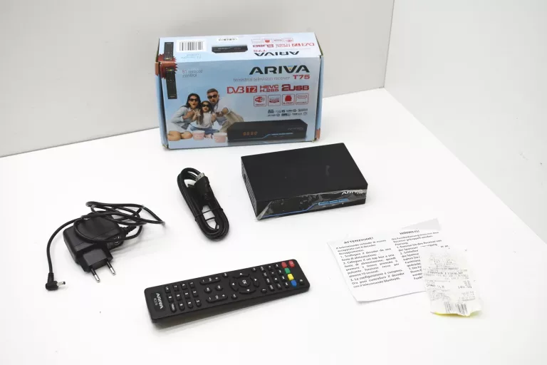 DEKODER DVBT2 ARIVA T79 KOMPLET