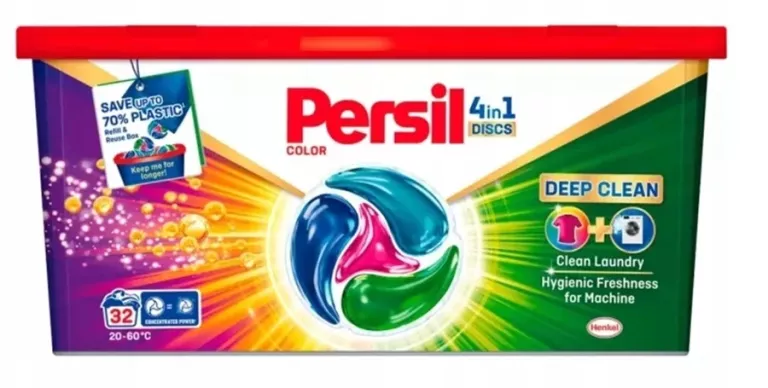 KAPSUŁKI DO PRANIA PERSIL COLOR 4IN1 DISCS 32SZT.