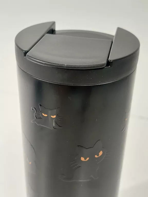 STARBUCKS KUBEK TERMICZNY 473ML HALLOWEEN LIMITOWANY Z KOTAMI TERMOS