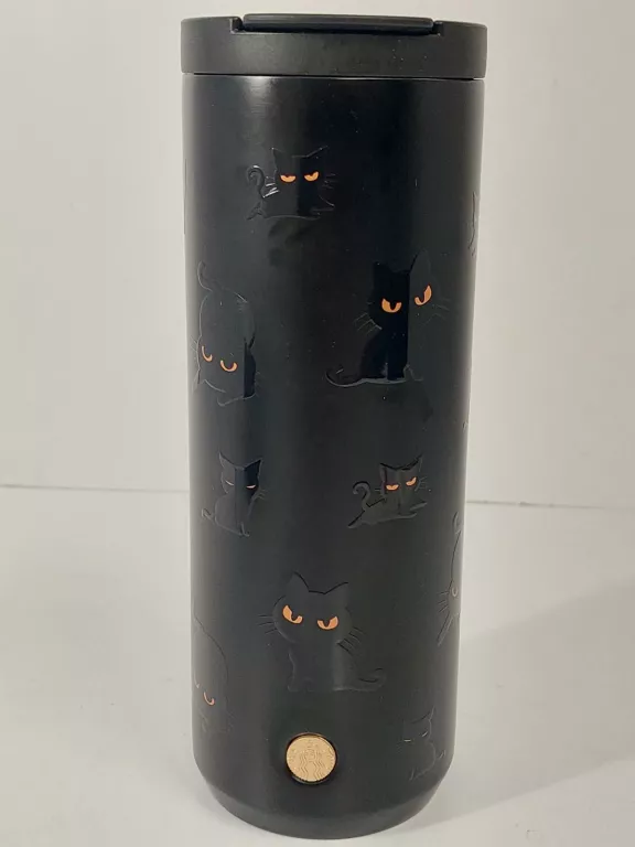 STARBUCKS KUBEK TERMICZNY 473ML HALLOWEEN LIMITOWANY Z KOTAMI TERMOS