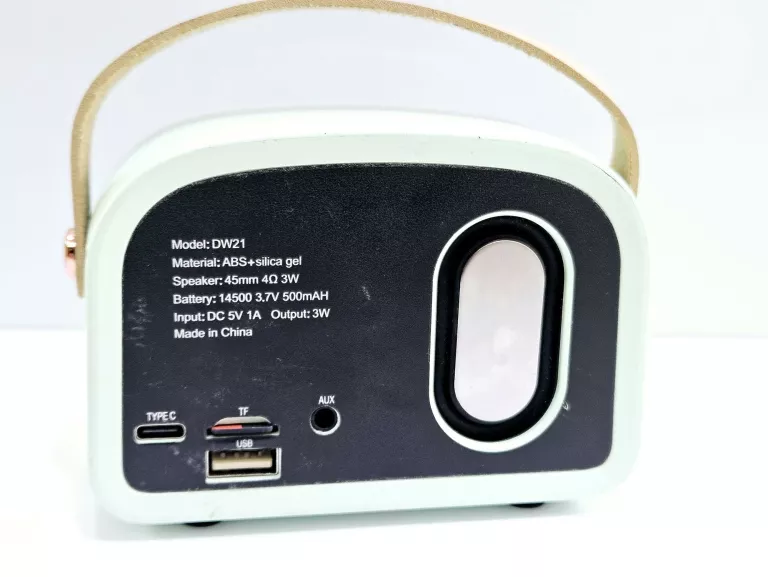 RETRO MINI GŁOŚNIK BLUETOOTH DW21 MIĘTOWY