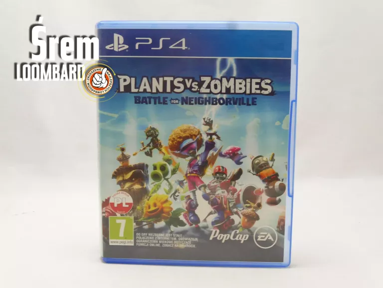 GRA PLANTS VS ZOMBIES BATTLE FOR NEIGHBORVILLE NA PS4, BDB STAN!