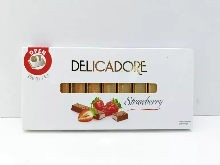 CZEKOLADKI BARON DELICADORE STRAWBERRY 200G