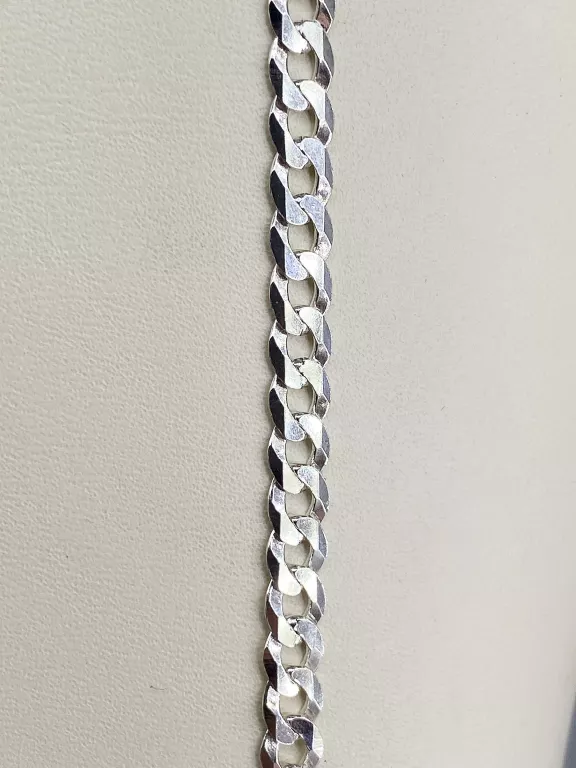 SREBRNY ŁAŃCUSZEK O SPLOCIE PANCERKA PR925 15,49G