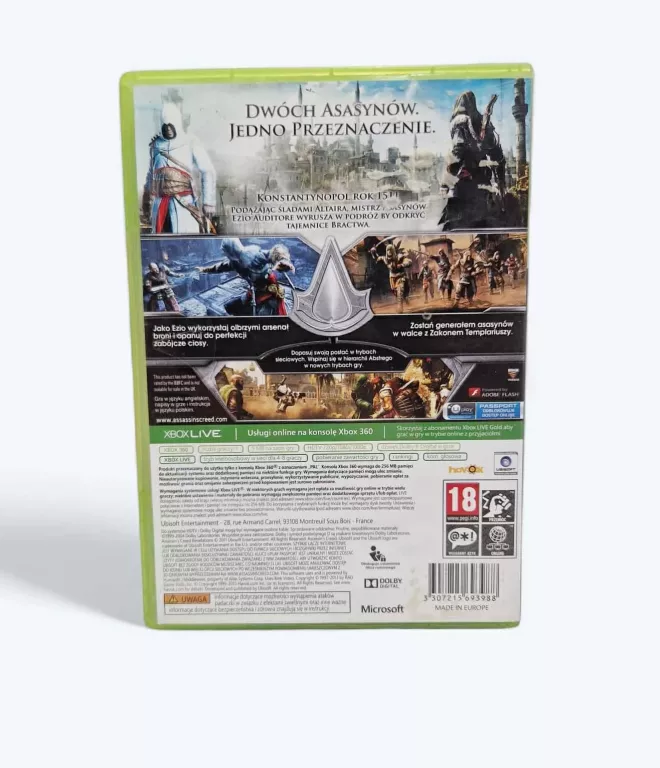 GRA ASSASSIN'S CREED REVELATIONS XBOX 360