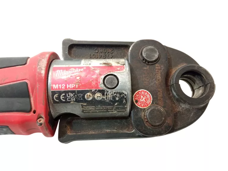 ZACISKARKA HYDRAULICZNA DO RUR MILWAUKEE M12 HPT AKU 2.0 AH