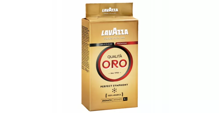 KAWA MIELONA LAVAZZA QUALITA ORO 250G KAWA PALONA100% ZIARNA ARABICA