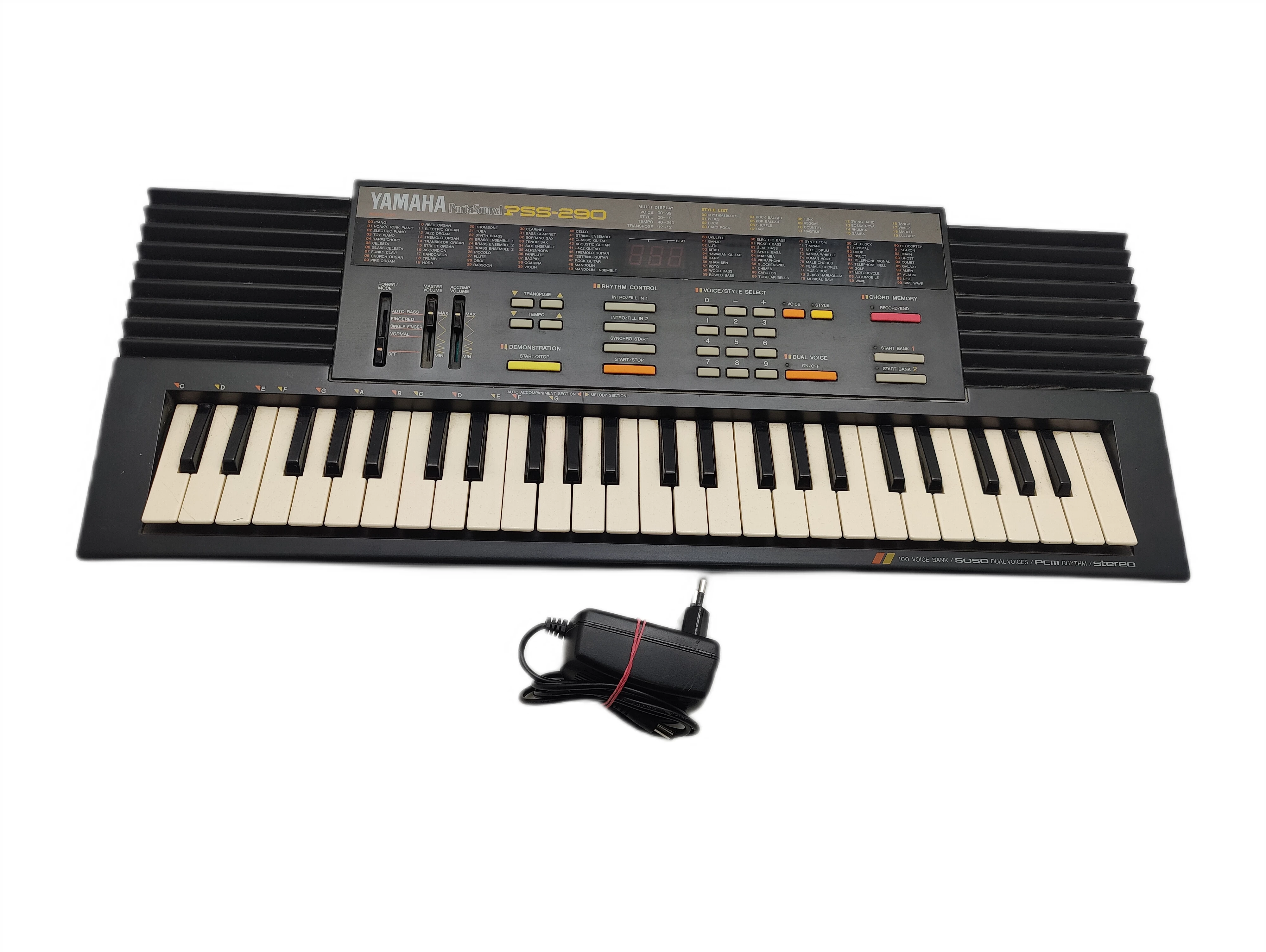 keyboard-yamaha-pss-290-zasilacz-traugutta-85-wroclaw