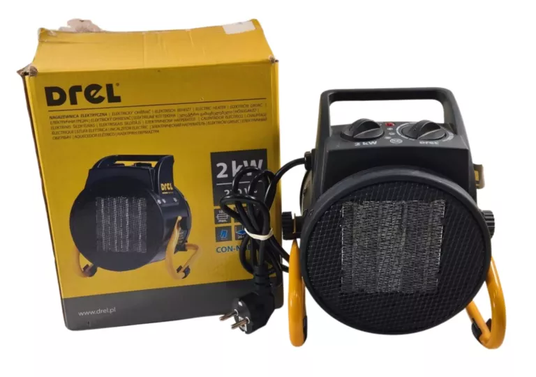 DMUCHAWA FARELKA NAGRZEWNICA ELEKTRYCZNA 2KW 230V DREL 2KW