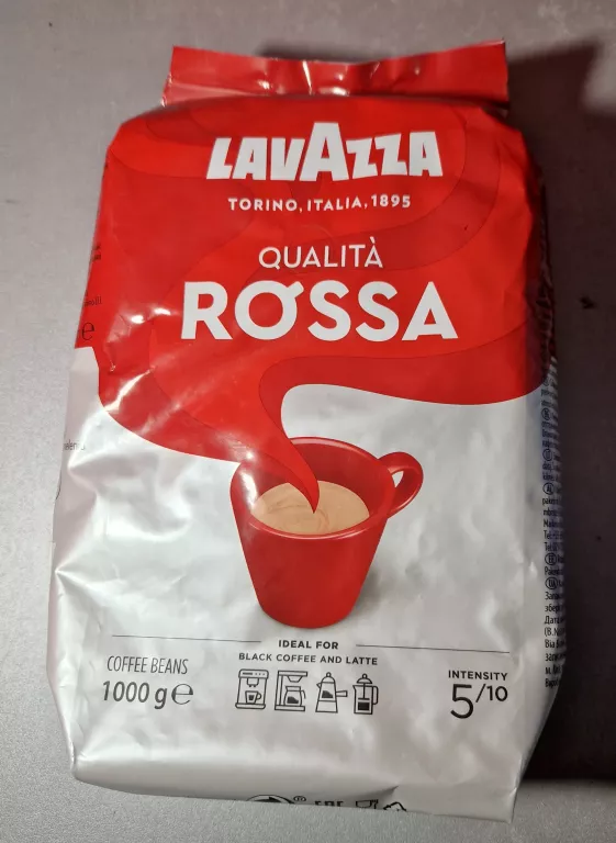 KAWA ZIARNISTA MIESZANA LAVAZZA QUALITA ROSSA 1000 G