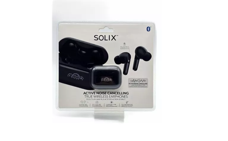 BEZPRZEWODOWE SŁUCHAWKI SOLIX NEXUS ANC TWS BLUETOOTH PRZETWORNIKI 12MM