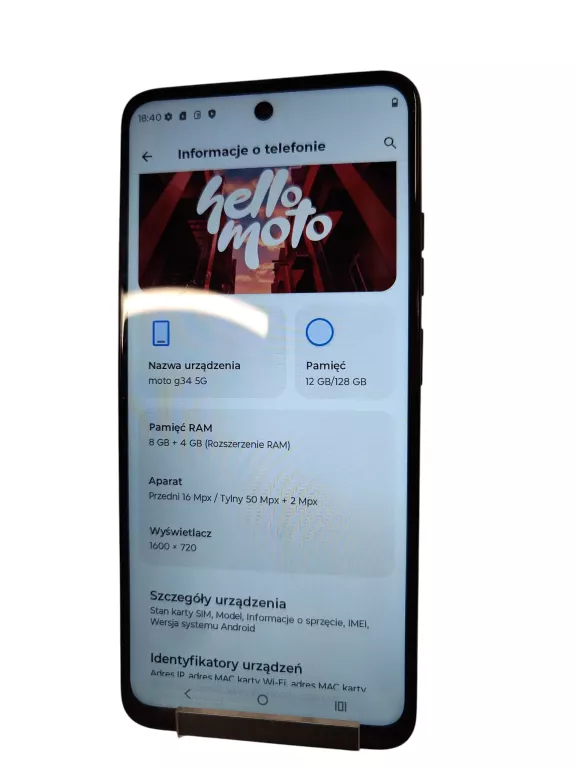 TELEFON MOTOROLA G34 128GB