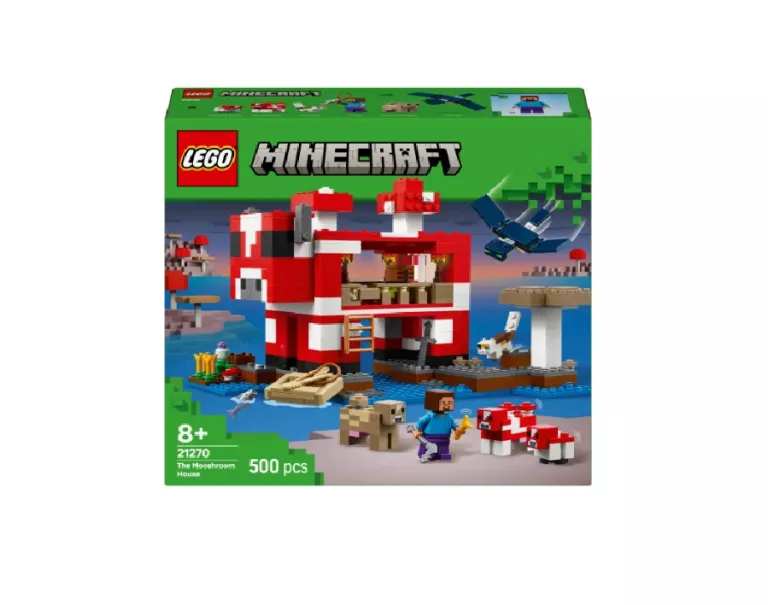 LEGO MINECRAFT 21270 DOM GRZYBOWEJ KROWY