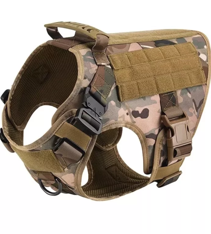 FEIMAX TAKTYCZNE SZELKI DLA PSA KOLOR CAMO KAMUFLAŻ ROZMIAR XL PZ11492