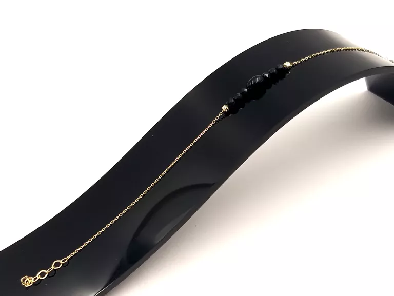 NOWA ZŁOTA CELEBRYTKA BRANSOLETKA 585 1,01G 18CM