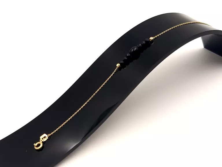 NOWA ZŁOTA CELEBRYTKA BRANSOLETKA 585 1,01G 18CM