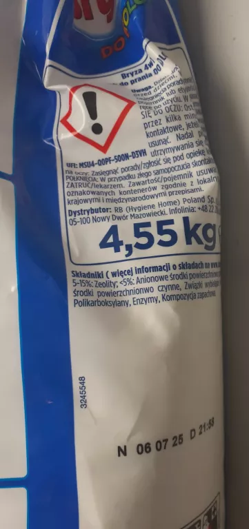 BRYZA COLOR 4W1 PROSZEK DO PRANIA 4,55KG (90PR)