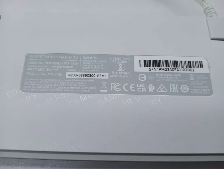 KLAWIATURA MECHANICZNA RAZER RZ03-0339