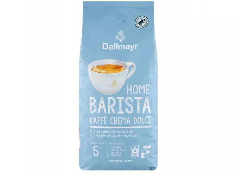 KAWA ZIARNISTA MIESZANA DALLMAYR HOME BARISTA CAFFE CREMA DOLCE 1000 G