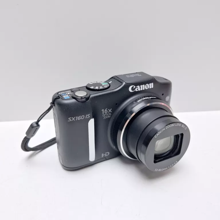 APARAT KOMPAKTOWY CANON SX160 IS 16MPX 16X ZOOM 720P