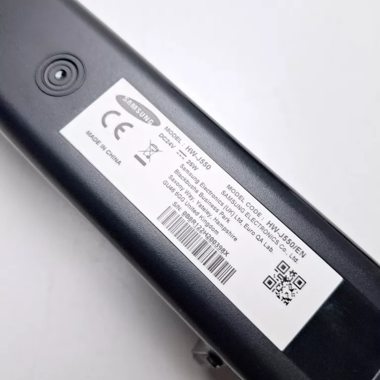 SOUNDBAR + SOBWOOFER+ PILOT SAMSUNG HW-J550 320 W
