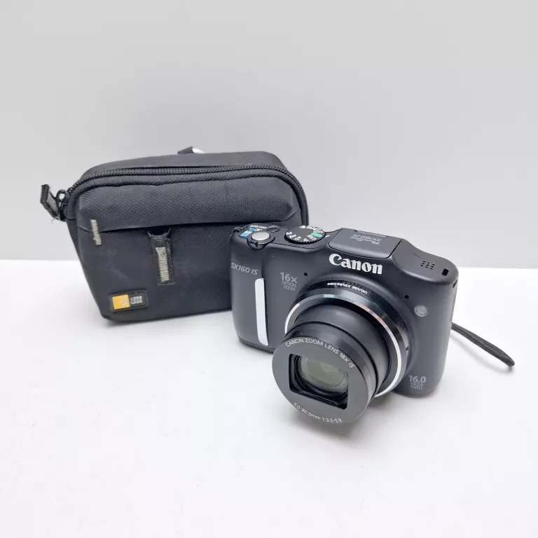 APARAT KOMPAKTOWY CANON SX160 IS 16MPX 16X ZOOM 720P