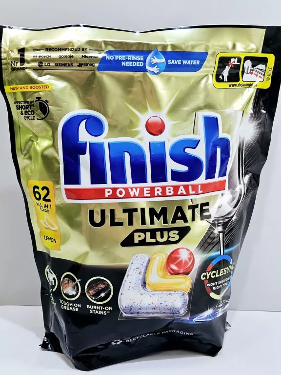 KAPSUŁKI FINISH ULTIMATE 62SZT. LEMON
