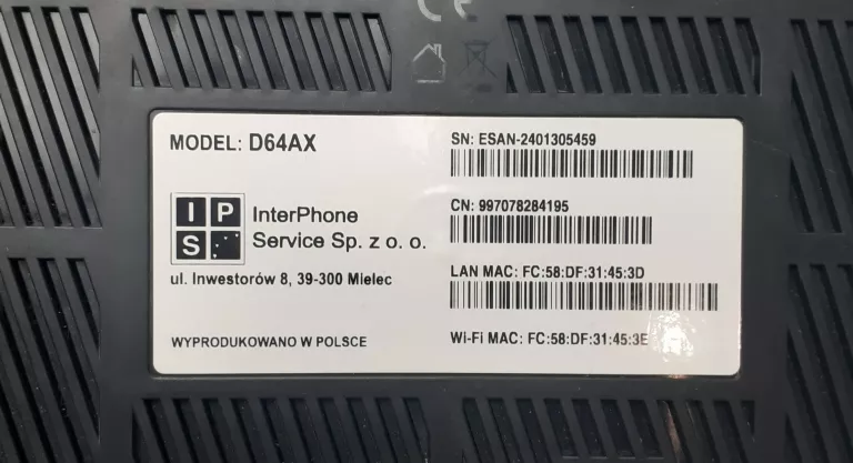 DEKODER  DVBT-2 D64AX