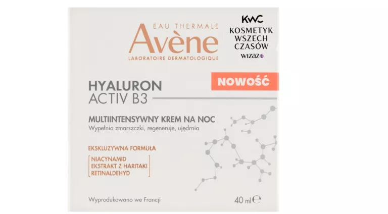 AVENE HYALURON ACTIV B3 INTENSYWNY KREM NA NOC 40 ML