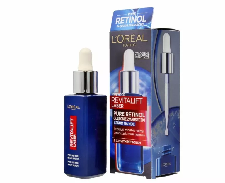 LOREAL REVITALIFT LASER PRZECIWZMARSZCZKOWE SERUM DO TWARZY Z RETINOLEM