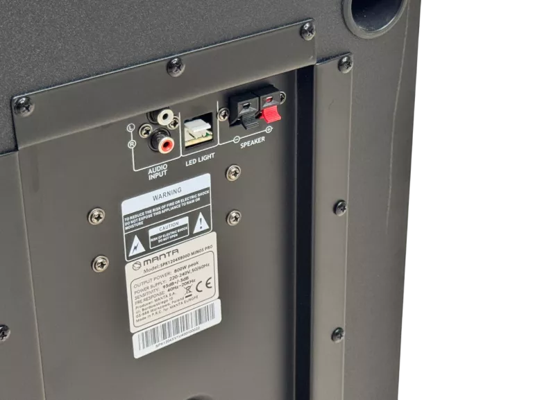 ZESTAW GŁOŚNIKÓW POWER AUDIO MANTA MINOS PRO 800W BLUETOOTH