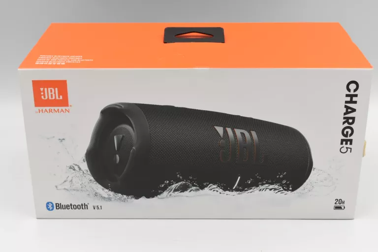GŁOŚNIK MOBILNY JBL CHARGE 5 CZARNY 40W